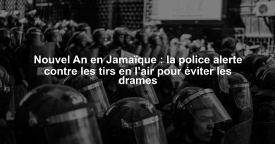 Nouvel An en Jamaïque : la police alerte contre les tirs en l’air pour éviter les drames