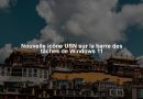 Nouvelle icône USN sur la barre des tâches de Windows 11