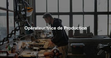 Opérateur/trice de Production