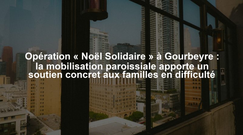 Opération « Noël Solidaire » à Gourbeyre : la mobilisation paroissiale apporte un soutien concret aux familles en difficulté