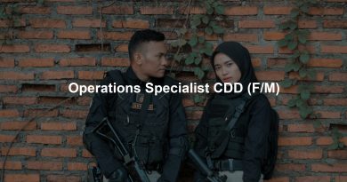 Operations Specialist CDD (F/M)