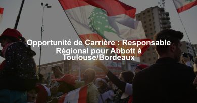 Opportunité de Carrière : Responsable Régional pour Abbott à Toulouse/Bordeaux