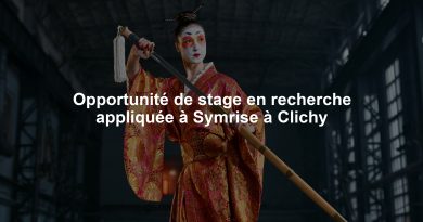 Opportunité de stage en recherche appliquée à Symrise à Clichy
