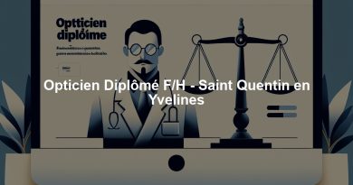 Opticien Diplômé F/H - Saint Quentin en Yvelines