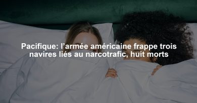 Pacifique: l’armée américaine frappe trois navires liés au narcotrafic, huit morts