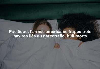 Pacifique: l’armée américaine frappe trois navires liés au narcotrafic, huit morts