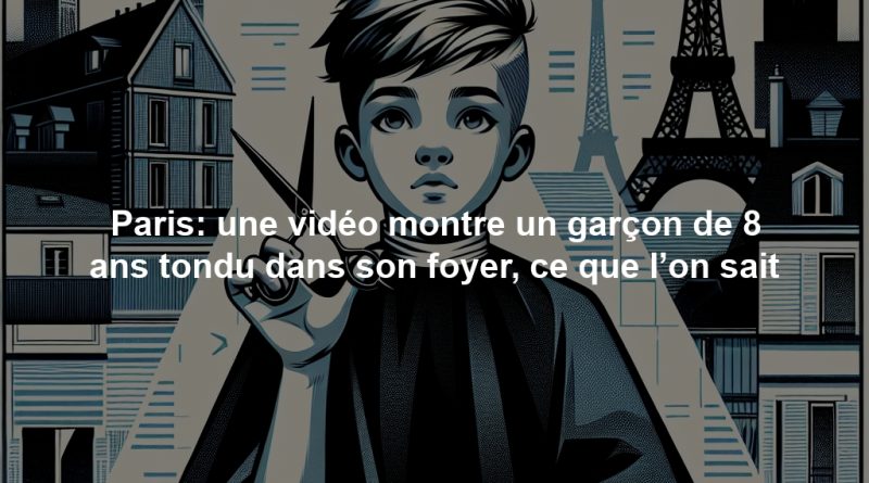 Paris: une vidéo montre un garçon de 8 ans tondu dans son foyer, ce que l’on sait
