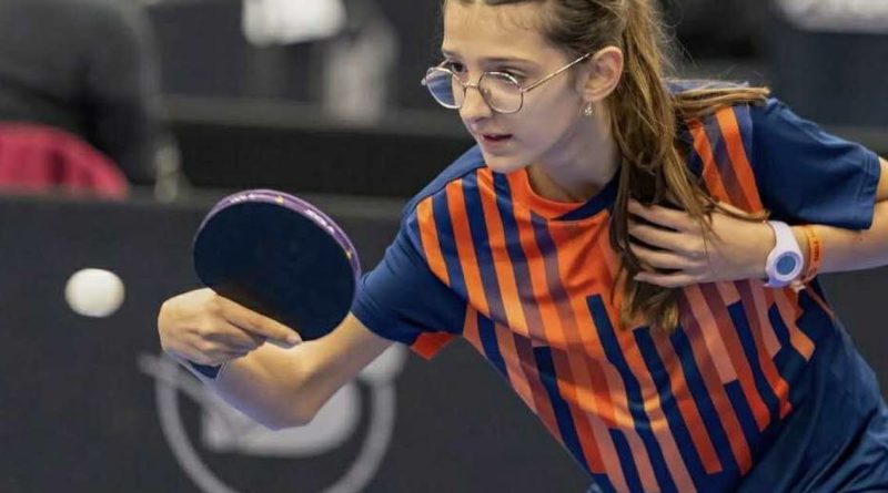 Mittelhausbergen : Avelina Dirment-Nunez, jeune pongiste prometteuse