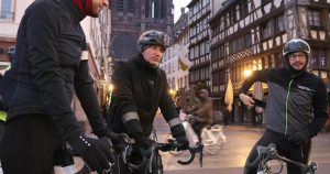 Strasbourg. Ces cyclistes intrépides organisent des sorties hebdomadaires, même par un froid glacial