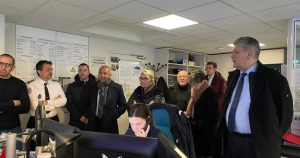 Mâconnais : Tournée des élus et de la préfecture des services sur le pont le soir du réveillon