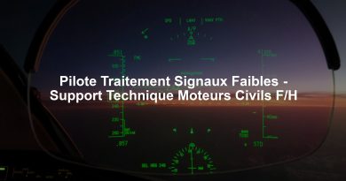 Pilote Traitement Signaux Faibles - Support Technique Moteurs Civils F/H