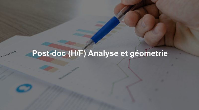 Post-doc (H/F) Analyse et géometrie