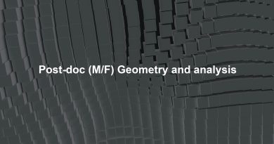 Post-doc (M/F) Geometry and analysis