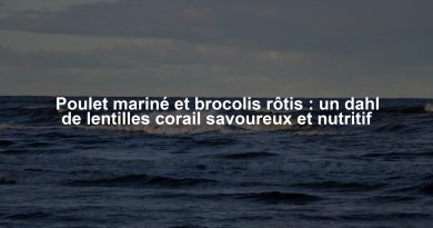 Poulet mariné et brocolis rôtis : un dahl de lentilles corail savoureux et nutritif