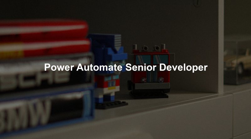 Power Automate Senior Developer