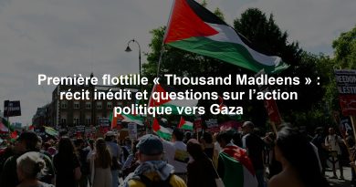 Première flottille « Thousand Madleens » : récit inédit et questions sur l’action politique vers Gaza