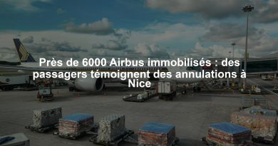 Près de 6000 Airbus immobilisés : des passagers témoignent des annulations à Nice
