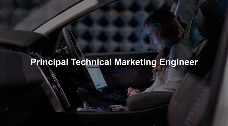 Principal Technical Marketing Engineer