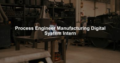 Process Engineer Manufacturing Digital System Intern