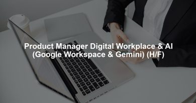 Product Manager Digital Workplace & AI (Google Workspace & Gemini) (H/F)