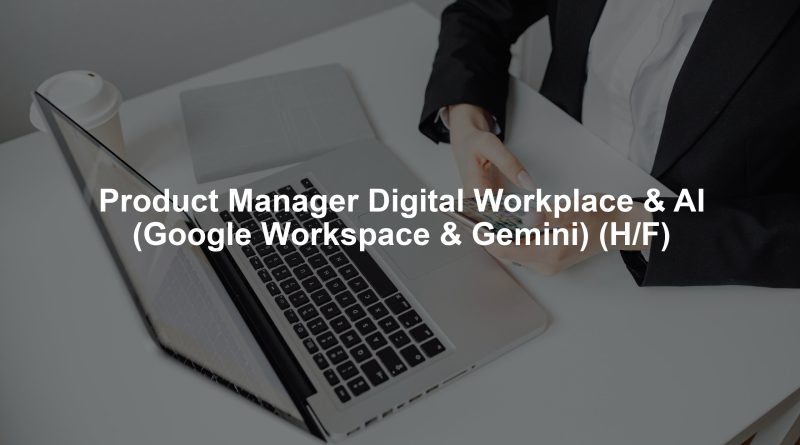 Product Manager Digital Workplace & AI (Google Workspace & Gemini) (H/F)