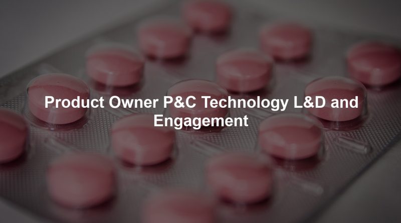 Product Owner P&C Technology L&D and Engagement