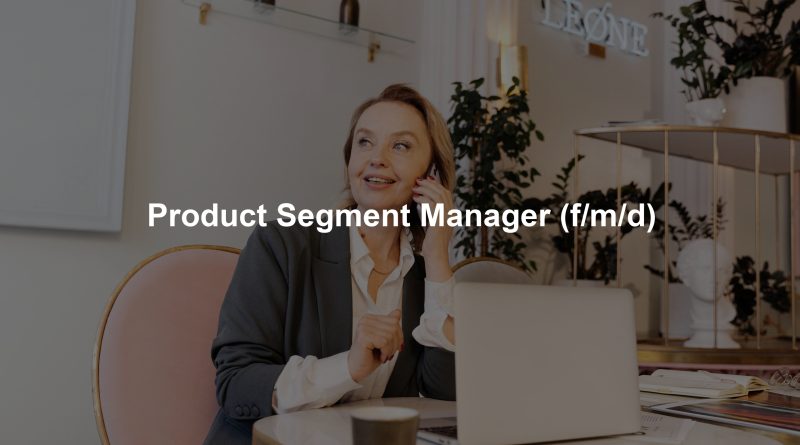 Product Segment Manager (f/m/d)