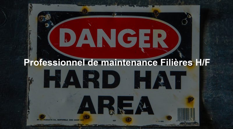 Professionnel de maintenance Filières H/F