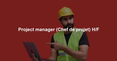 Project manager (Chef de projet) H/F