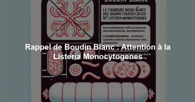 Rappel de Boudin Blanc : Attention à la Listeria Monocytogenes