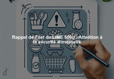 Rappel de Filet de LIME 500g : Attention à la sécurité alimentaire