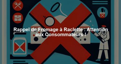 Rappel de Fromage à Raclette : Attention aux Consommateurs !