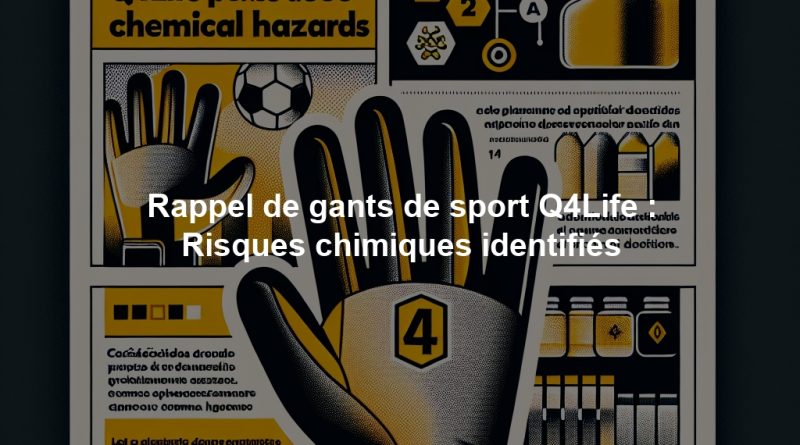 Rappel de gants de sport Q4Life : Risques chimiques identifiés