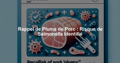 Rappel de Pluma de Porc : Risque de Salmonella Identifié