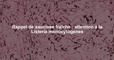 Rappel de saucisse fraîche : attention à la Listeria monocytogenes