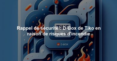 Rappel de sécurité : D-Box de Tiko en raison de risques d'incendie