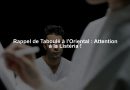 Rappel de Taboulé à l'Oriental : Attention à la Listéria !