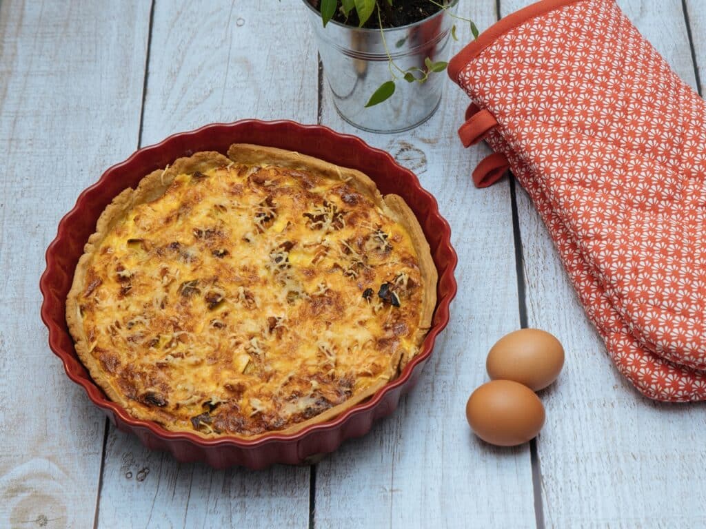 recette quiche au thon oignons caramélisés