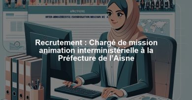 Recrutement : Chargé de mission animation interministérielle à la Préfecture de l’Aisne