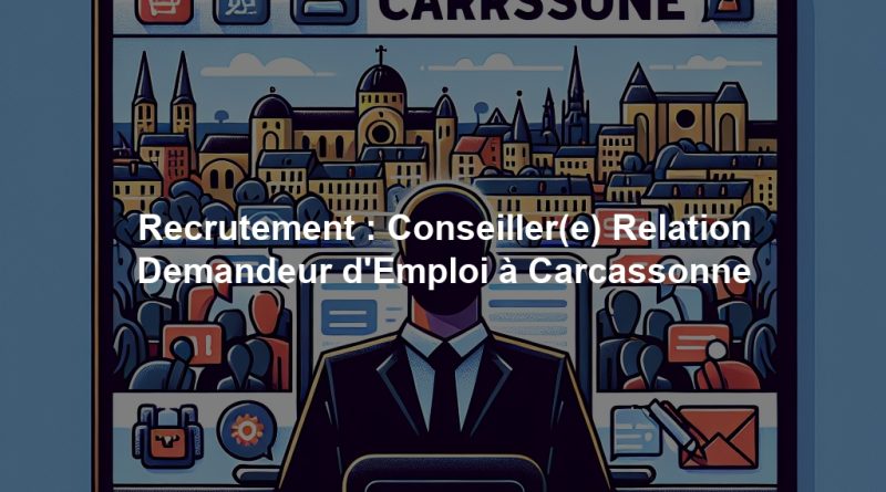 Recrutement : Conseiller(e) Relation Demandeur d'Emploi à Carcassonne