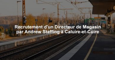 Recrutement d'un Directeur de Magasin par Andrew Staffing à Caluire-et-Cuire
