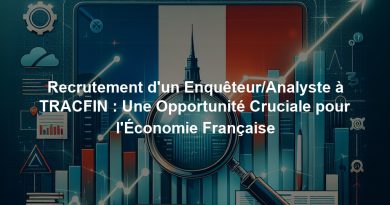 Recrutement d'un Enquêteur/Analyste à TRACFIN : Une Opportunité Cruciale pour l'Économie Française