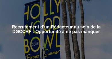Recrutement d'un Rédacteur au sein de la DGCCRF : Opportunité à ne pas manquer