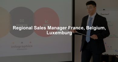 Regional Sales Manager France, Belgium, Luxemburg