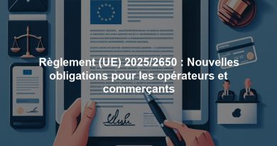 Règlement (UE) 2025/2650 : Nouvelles obligations pour les opérateurs et commerçants