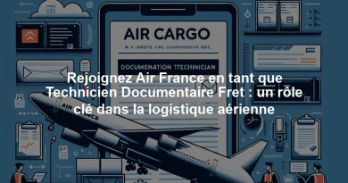 Rejoignez Air France en tant que Technicien Documentaire Fret : un rôle clé dans la logistique aérienne