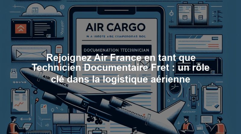 Rejoignez Air France en tant que Technicien Documentaire Fret : un rôle clé dans la logistique aérienne