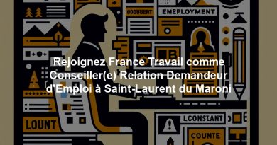 Rejoignez France Travail comme Conseiller(e) Relation Demandeur d'Emploi à Saint-Laurent du Maroni