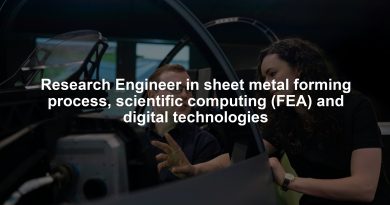 Research Engineer in sheet metal forming process, scientific computing (FEA) and digital technologies