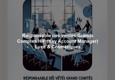 Responsable des ventes Grands Comptes H/F (Key Account Manager) Luxe & Cosmétiques